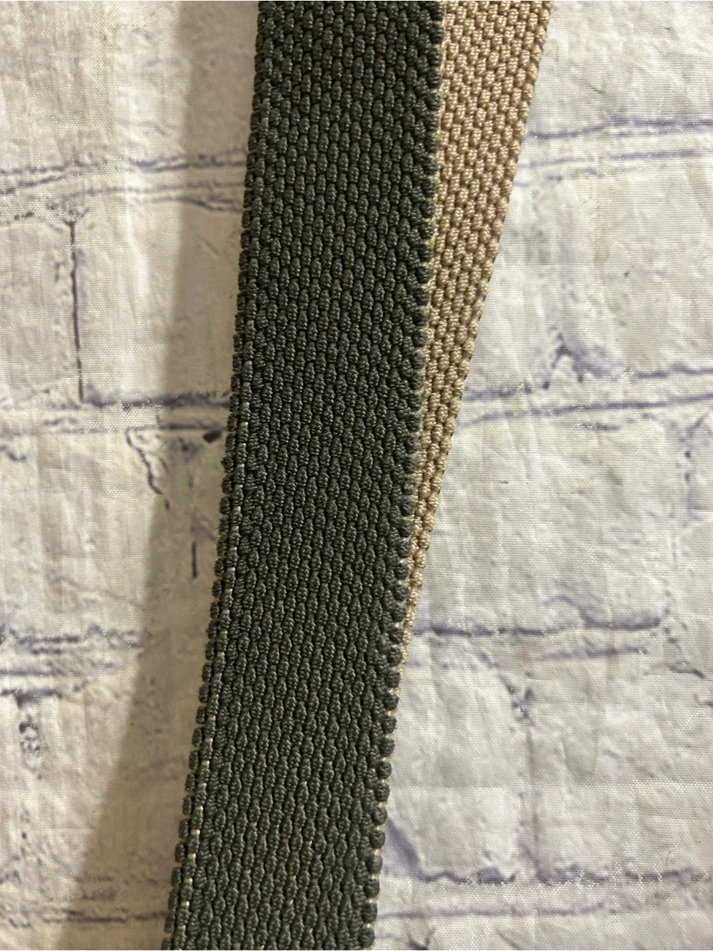REALTREE VTG REVERSIBLE CAMOUFLAGE AND NIKE TAN GREEN WEBBING REVERSIBLE BELTS